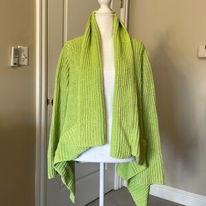 Oversized cotton cardigan